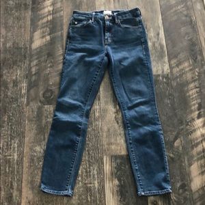 Mother Denim High Waisted Looker Crop Jean